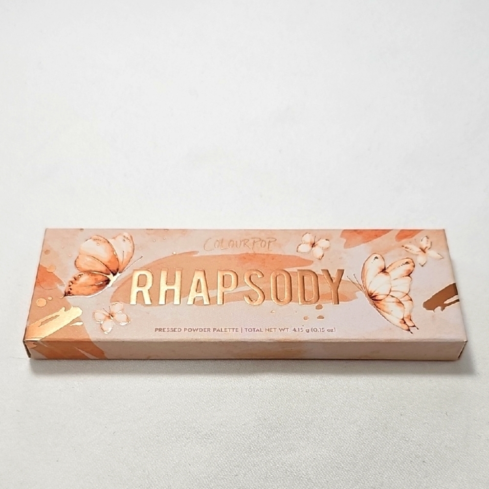 ColourPop Rhapsody Pressed Powder Palette - Cream and Gold